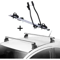 VDP Fahrradträger SAGITTAR + Dachträger EVO ALU kompatibel mit für Mercedes Citan (W415) 3-5 Türer ab 2012