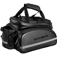 RockBros Fahrrad Hinter Gepäckträgertasche 10-35L Fahrradgepäckträgertasche Wasserdicht