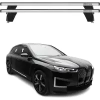 Menabo Dachträger Grundtäger für BMW iX I20 2021-2025 50kg Aluminium Silber 2tlg