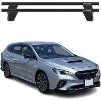 Menabo Dachträger Grundtäger für Subaru Levorg 2015-2020 75kg Alu Schwarz 2 tlg