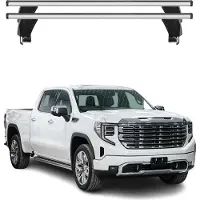 Menabo Dachträger Grundtäger für GMC Sierra Limo 2019-2024 50kg Alu Silber 2 tlg