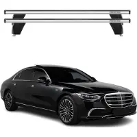 Menabo Dachträger Grundträger für Mercedes S Klasse W223 2020-2025 Alu Grau 2tlg