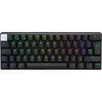 Logitech G PRO X 60, Verkabelt & Kabellos, RF Wireless + Bluetooth, Mechanischer Switch, QWERTZ, RGB-LED, Schwarz