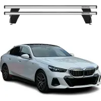 Menabo Dachträger Grundträger für BMW 5 G60 2024-2025 Alu Grau 2tlg