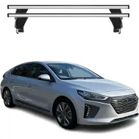 Menabo Dachträger Grundtäger für Hyundai Ioniq 2017-2022 50kg Alu Silber 2 tlg