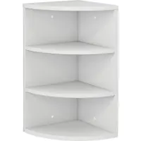 Vicco Eckregal Fabienne Weiß 30 x 60 cm 3 Fächern, Model 40285