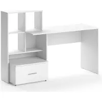 Vicco Schreibtisch Lorio Weiß 149.2 x 49.8 cm, Model 34834