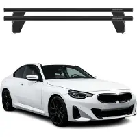 Menabo Dachträger Grundtäger für BMW 4er G26 Gran Coupé 2020-2025 Alu Schwarz 2x