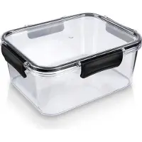 Excellent houseware Luftdichter Behälter mit Gummidichtung und Klammern