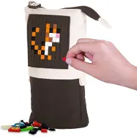 PIXIE CREW Pop-up Federmäppchen kleine Platte schwarz
