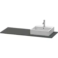 Duravit Konsole XSquare 140x55x1,6cm, m 1 AS, AS re, graph m