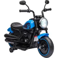 HOMCOM Kindermotorrad Elektro-Motorrad Elektrofahrzeug für 1,5-3 Jahre Kinder