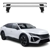 Menabo Dachträger Grundträger für Peugeot 408/408 X 2022-2025 Alu Grau 2tlg