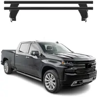 Menabo Dachträger Grundtäger für Chevrolet Silverado 2019-2025 ABE Alu Schwarz