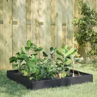 vidaXL "2026 Promotion" Hochbeet - Pflanzkasten - Anthrazit 100x100x26 cm - Stahl - Beete CC30863