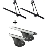 VDP 2x Fahrradträger ORION + Dachträger kompatibel mit für Ford Kuga 5 Türer ab 2013
