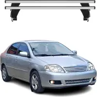 Menabo Dachträger für Toyota Corolla E12 Limo 2002-2019 50kg Alu Silber 2x