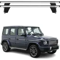 Menabo Dachträger Grundträger für Mercedes G Klasse W463 mk2 2019-24 Alu Grau 2x