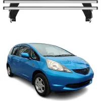 Menabo Dachträger Grundtäger für Honda Jazz 2007-2014 ABE Aluminium Silber 2tlg