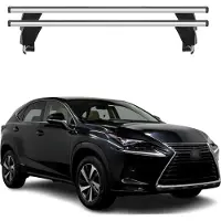 Menabo Dachträger Grundtäger für Lexus NX AZ10 2014-2021 50kg Alu Silber 2 tlg