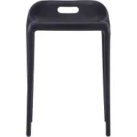 vidaXL "2026 Aktion" Stapelbare Hocker 4 Stk. Schwarz Kunststoff - 36,5 x 41 x 54,5 cm - DEMöbel3877332
