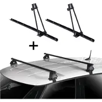 VDP 2x Fahrradträger ORION + Dachträger EVO Stahl kompatibel mit für Fiat Tipo Berlina 4 Türer ab 2015