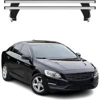 Menabo Dachträger Grundtäger für Volvo S60 2010-2018 50kg Aluminium Silber 2 tlg