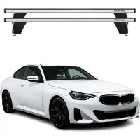 Menabo Dachträger Grundtäger für BMW 2er G42 Coupé 2021-2025 50kg Alu Silber 2x