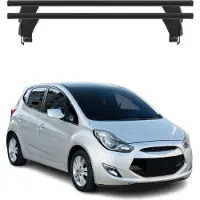 Menabo Dachträger Grundträger für Hyundai ix20 2010-2015 Querträger Schwarz