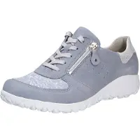 Waldlaufer Sporthalbschuhe Formsohle modisch in blau, Gr. 4