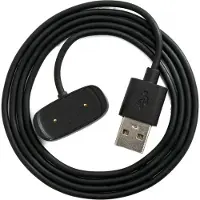 System-S USB 2.0 Kabel 100 cm Ladekabel für Amazfit T-Rex Pro Smartwatch in Schwarz