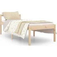 Syfax Seniorenbett 75x190 cm Massivholz Kiefer