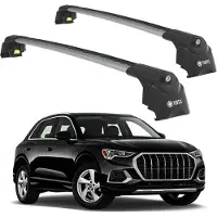 TURTLE DACHTRÄGER AIR-2 , Silber AUDI Q3 F3 2019 2020 2021 2022 2023 2024 SUV
