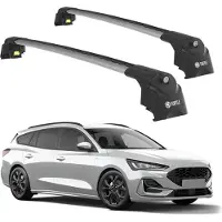 TURTLE DACHTRÄGER AIR-2 , Silber FORD FOCUS ESTATE (C519) 2019 - 2024 (Kombi)