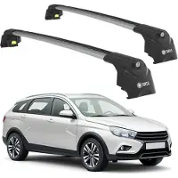 TURTLE DACHTRÄGER AIR-2 , Silber LADA VESTA SW ALL 2017 - 2024 (Kombi)
