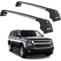 TURTLE DACHTRÄGER AIR-2 , Silber CHEVROLET SUBURBAN GMTK2YC 2015 - 2020 (SUV)