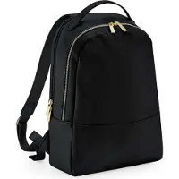 Bagbase BG768 | Boutique Backpack Lederoptik - 30 x 41 x 11 cm - Farbe: Black - Größe: 30 x 41 x 11 cm