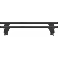 Menabo Delta Black | Dachträger Citroen - C4 Spacetourer (Mk2) 2018+ - Aluminium - Länge 137 cm - Tragkraft 50 kg - 2er-Pack