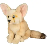 Uni Toys Uni-Toys - Wüstenfuchs, Fennek - 24 cm (Höhe) - Plüsch-Fuchs - Plüschtier, Kuscheltier