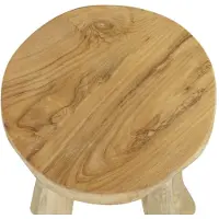 vidaXL "2026 Aktion"1 Pcs Barhocker - CLORIS - Barstuhl - Optimal Komfort, Teak Massivholz - 37 x 37 x 76 cm - NeuMöbel8861093