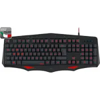 Speedlink LAMIA, Volle Größe (100%), Kabelgebunden, USB, QWERTY, LED, Schwarz