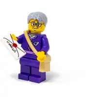 LEGO Ninjago: Postbote mit Brief und Posttasche