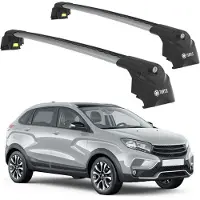 TURTLE DACHTRÄGER AIR-2 , Silber LADA XRAY ALL 2015 - 2024 (SUV)
