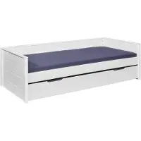 Inter Link Funktionsbett Dream 90x200 Weiß Massivholz