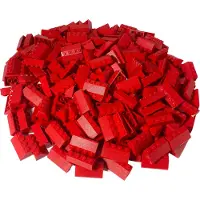 LEGO 2x4 Dachsteine Dach Rot für Dach - 3037 NEU! Menge 50x