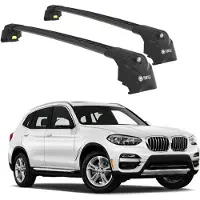 TURTLE DACHTRÄGER AIR-2 , Schwarz BMW X3 G01 2018 - 2024 (SUV)