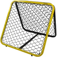 Powershot Rebounder/Rückprallnetz - Doppelseitig - 90 x 90cm - verstellbarer Winkel - Ideal für Fußballtrainings !