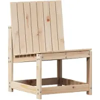 Syfax Gartenstuhl 50,5x55x77 cm Massivholz Kiefer