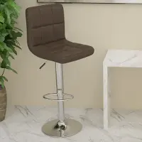 vidaXL Cloris Designermöbel Barhocker Braun Kunstleder 2024 Neu