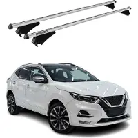 Menabo Dachgepäckträger für Nissan Qashqai Dualis, Modelljahre 2017-2025, Farbe: Grau